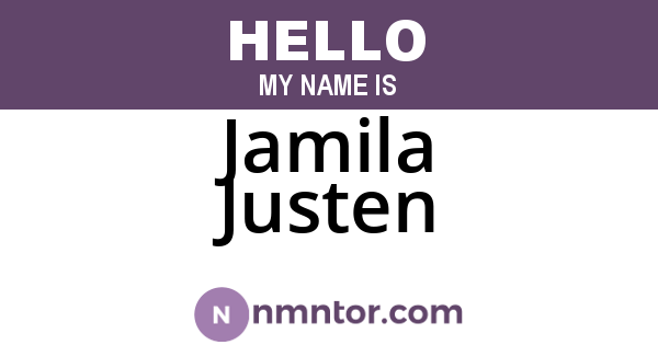 Jamila Justen