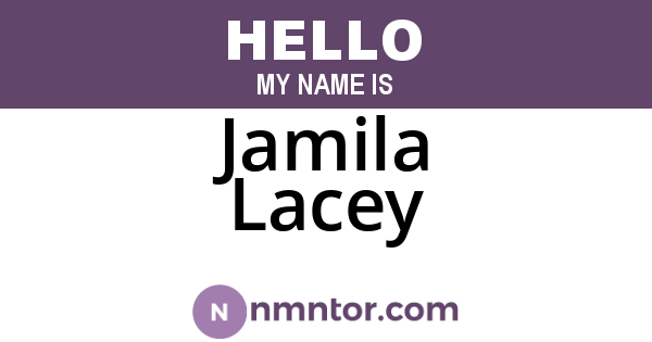 Jamila Lacey