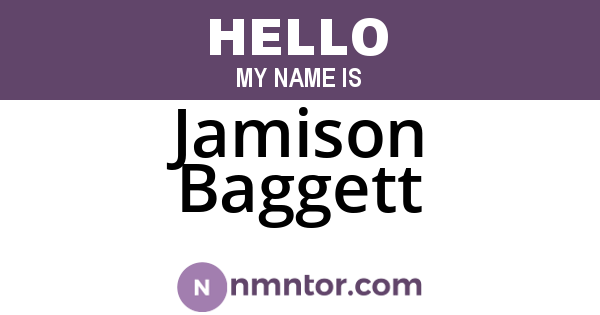 Jamison Baggett