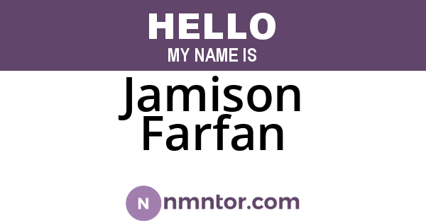 Jamison Farfan