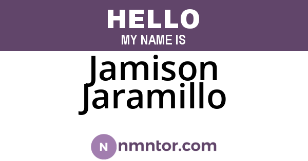 Jamison Jaramillo