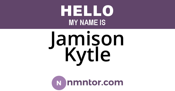 Jamison Kytle