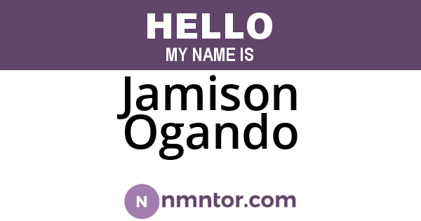 Jamison Ogando