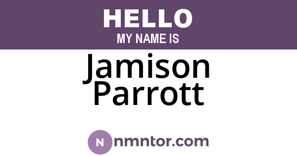 Jamison Parrott