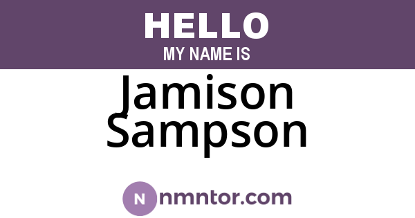Jamison Sampson