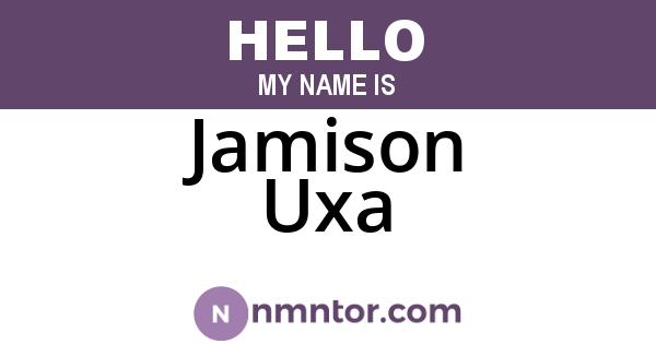 Jamison Uxa