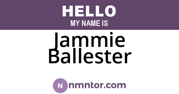 Jammie Ballester