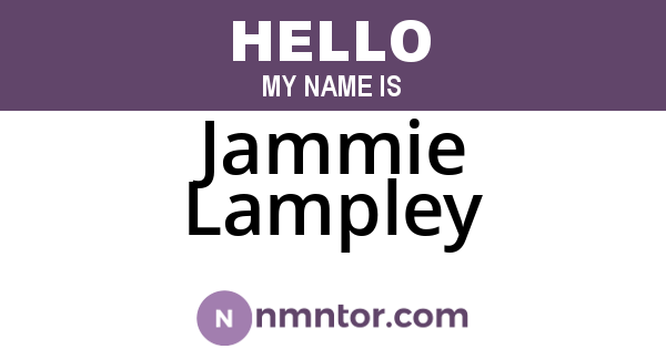Jammie Lampley