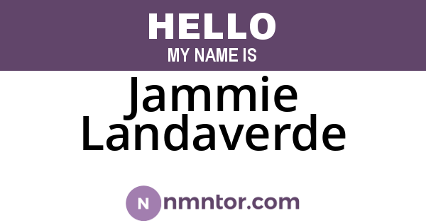 Jammie Landaverde