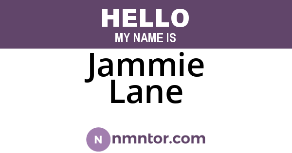 Jammie Lane