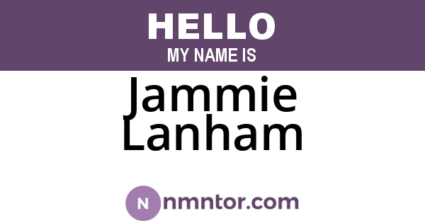 Jammie Lanham
