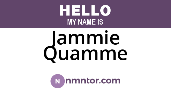 Jammie Quamme