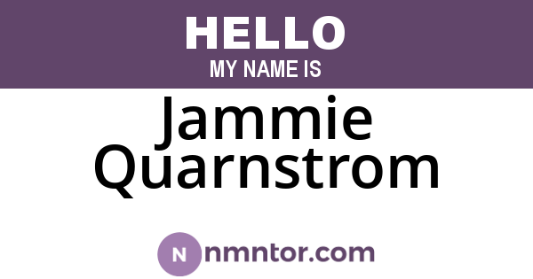 Jammie Quarnstrom