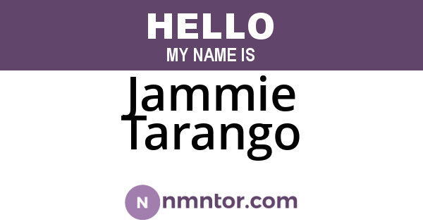 Jammie Tarango