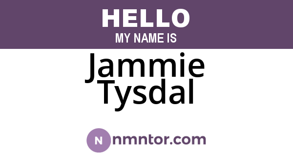 Jammie Tysdal