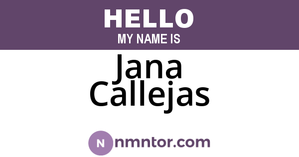 Jana Callejas