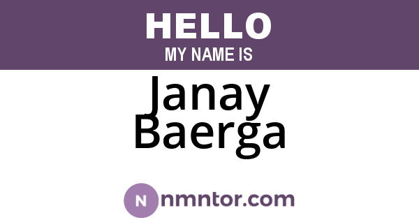 Janay Baerga