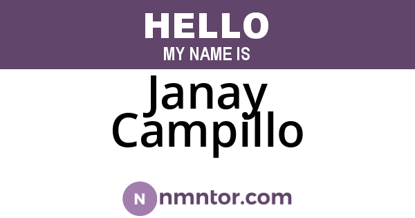 Janay Campillo