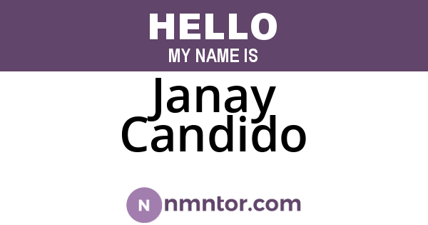 Janay Candido