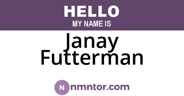 Janay Futterman