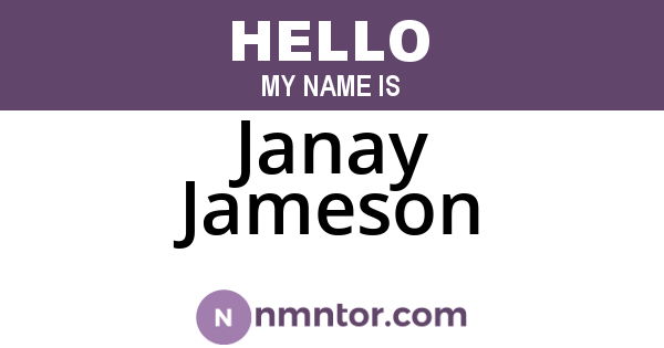 Janay Jameson