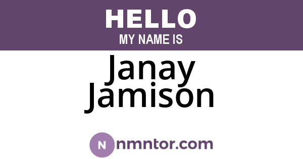 Janay Jamison