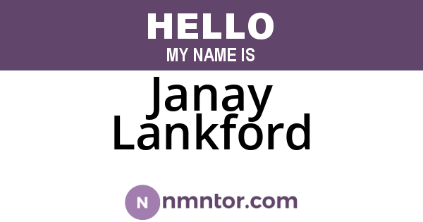Janay Lankford