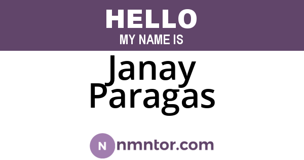 Janay Paragas