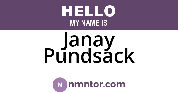 Janay Pundsack