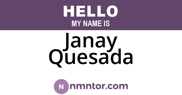 Janay Quesada