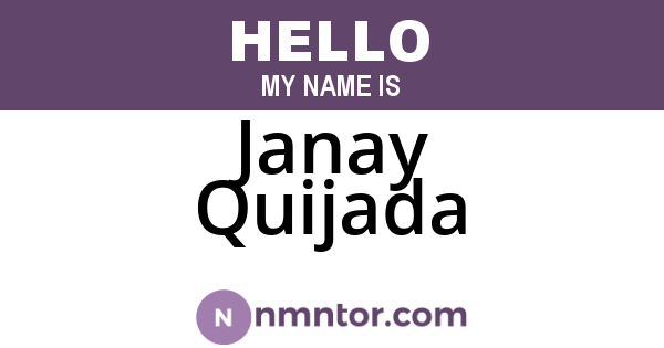 Janay Quijada