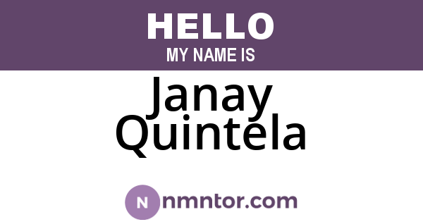 Janay Quintela