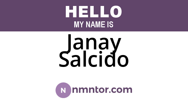 Janay Salcido