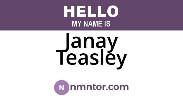 Janay Teasley