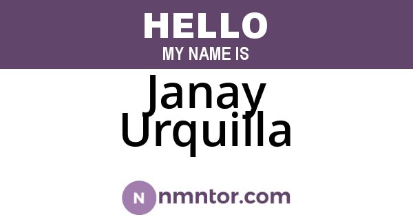 Janay Urquilla