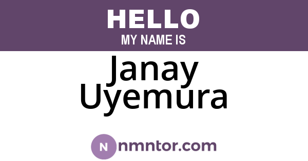 Janay Uyemura