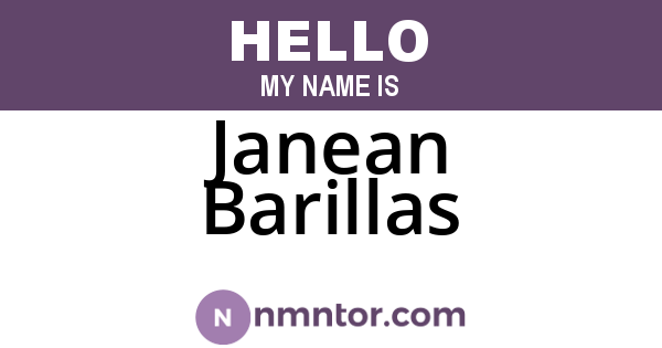 Janean Barillas