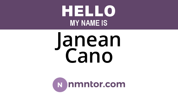 Janean Cano