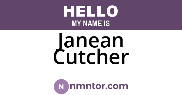 Janean Cutcher