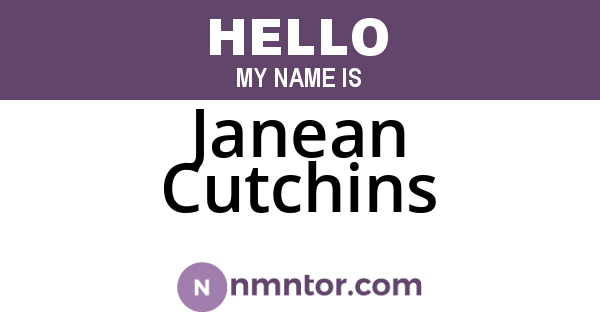 Janean Cutchins