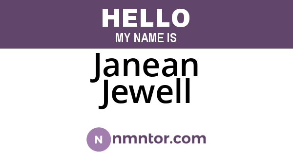 Janean Jewell