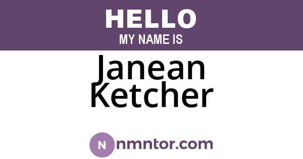 Janean Ketcher