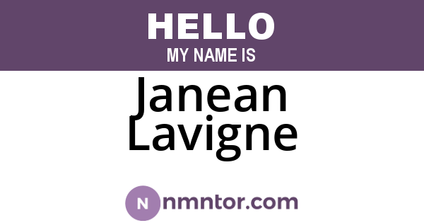 Janean Lavigne
