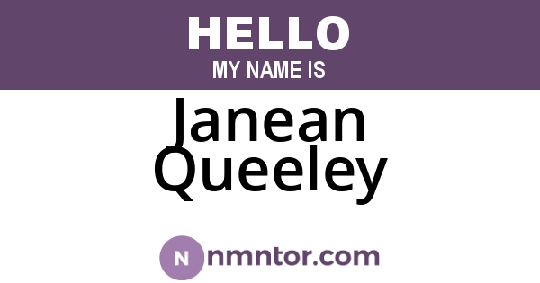 Janean Queeley