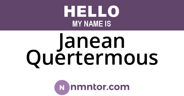 Janean Quertermous