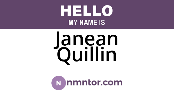 Janean Quillin