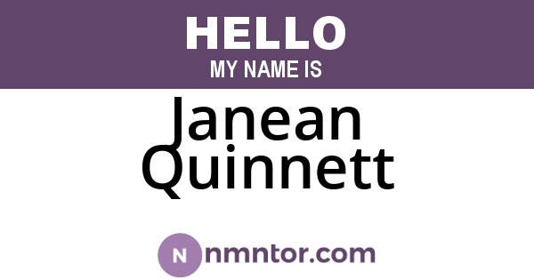 Janean Quinnett