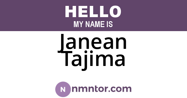 Janean Tajima
