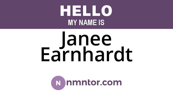 Janee Earnhardt