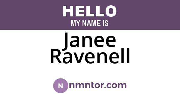 Janee Ravenell